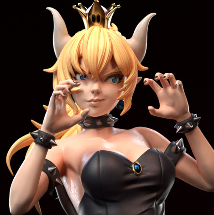 Bowsette — Super Mario