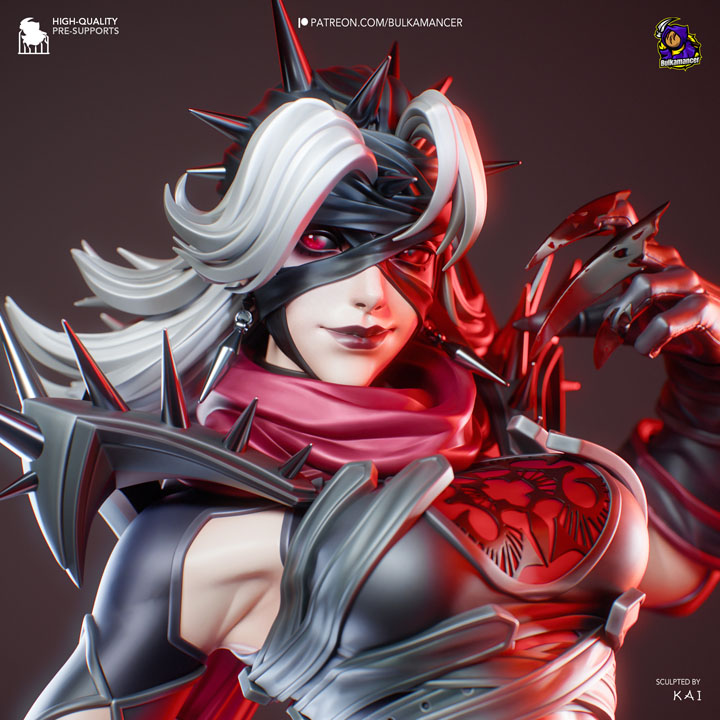Фигурка Malice — Marvel Rivals, ближний кадр