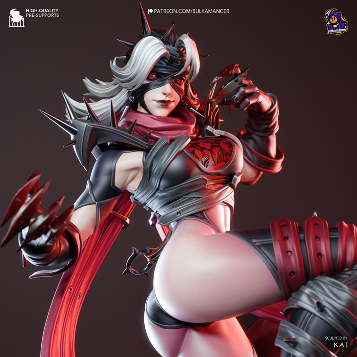 Фигурка Malice — Marvel Rivals, лицо