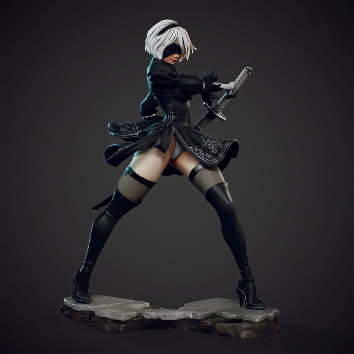Фигурка 2B — Nier Automata, общий план