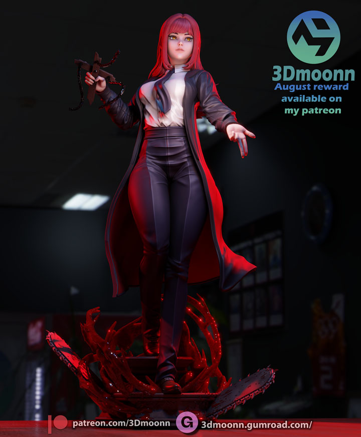 Фигурка Makima - Chainsaw Man, вид снизу