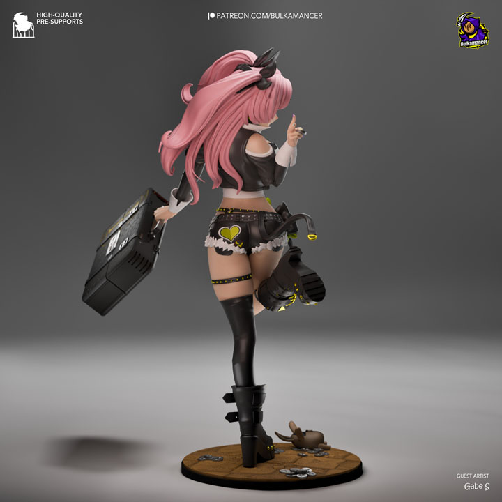Фигурка Nicole Demara - Zenless Zone Zero, сзади