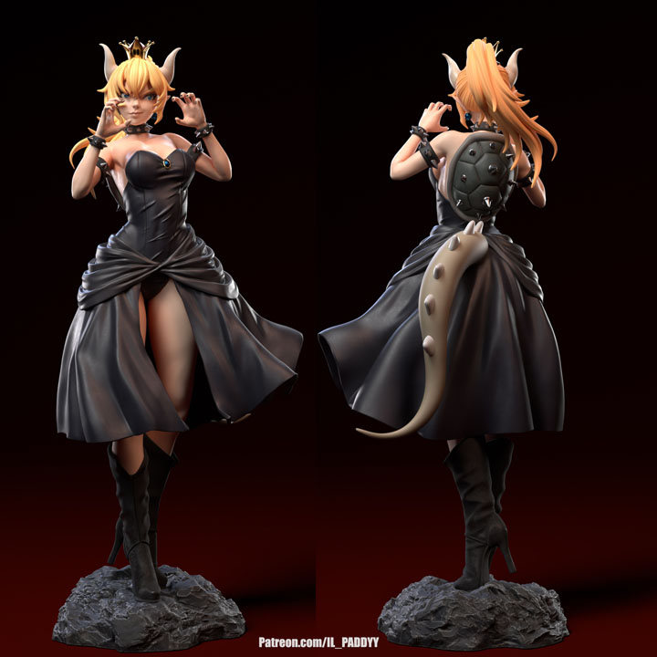 Фигурка Bowsette - Super Mario, общий план