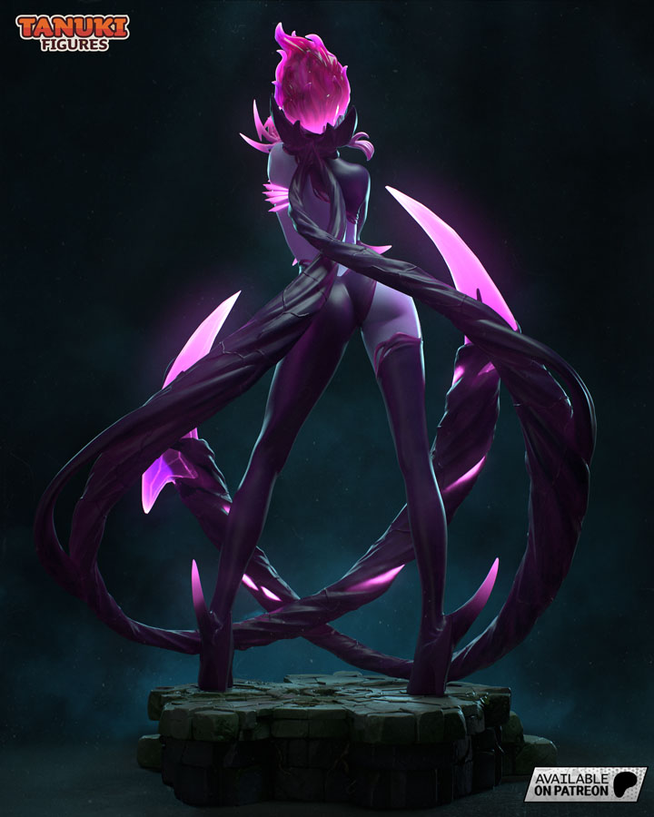 Фигурка Evelynn - League of Legends, вид сзади