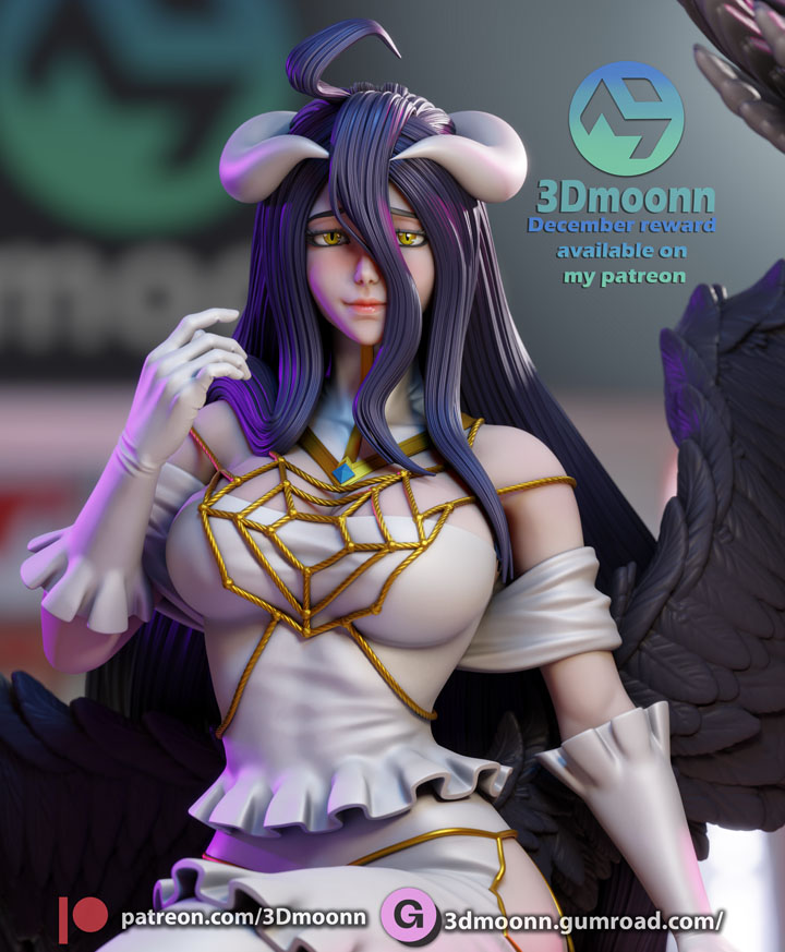 Фигурка Albedo - Overlord, бюст