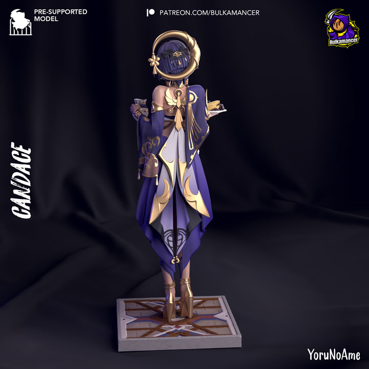 Фигурка Candice - Genshin Impact, вид сзади