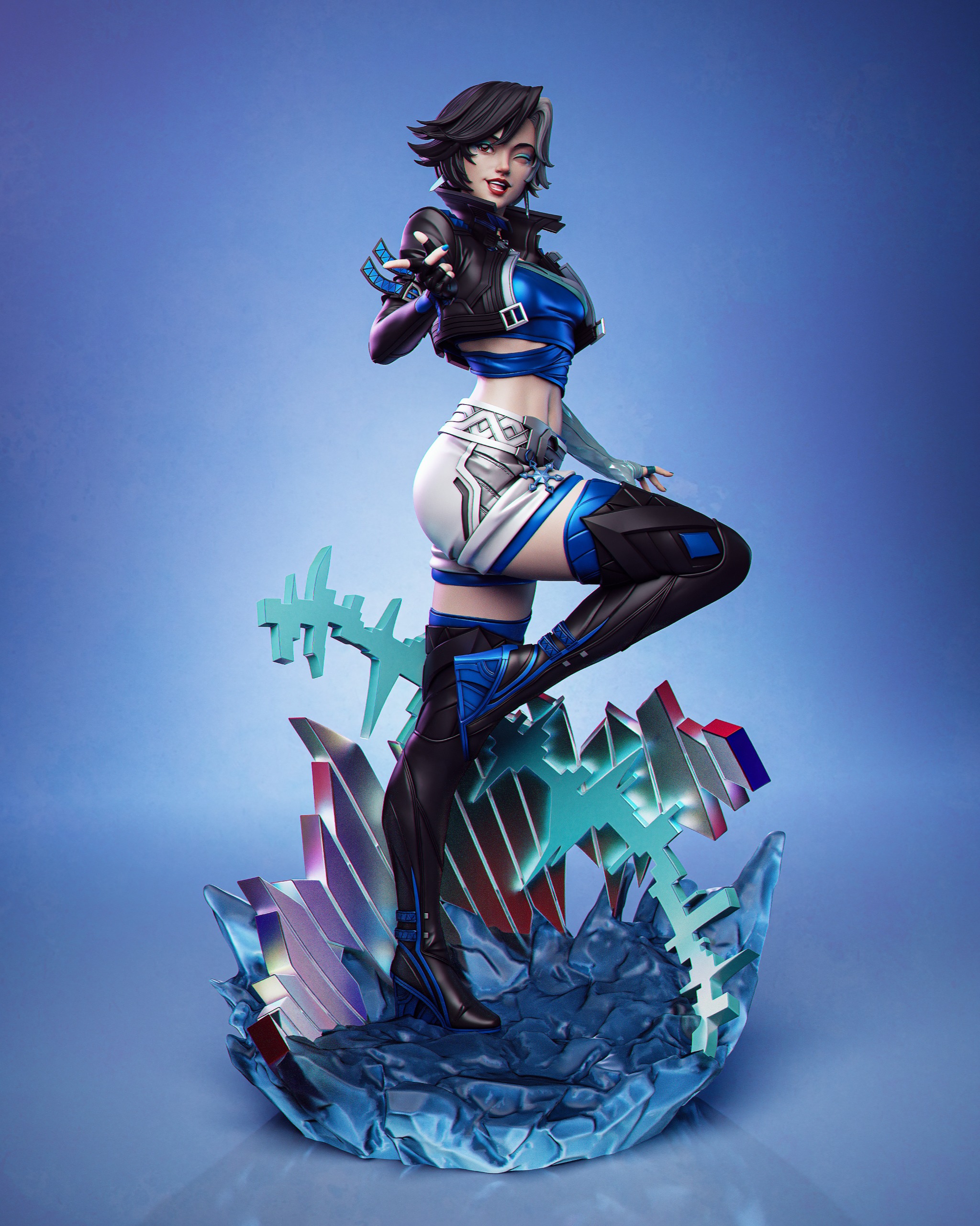 Фигурка Luna Snow — Marvel Rivals, общий план