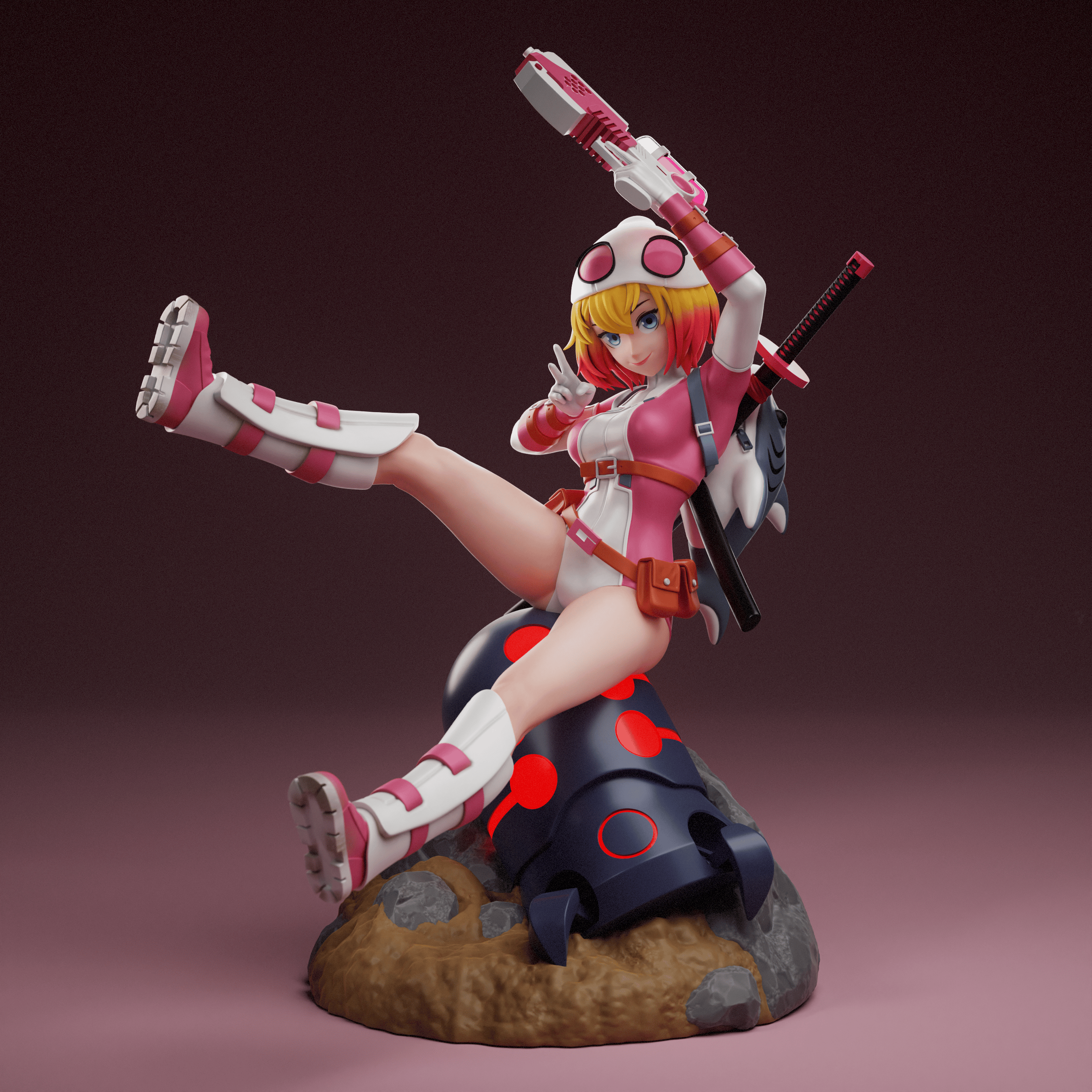 Фигурка Gwenpool, общий план