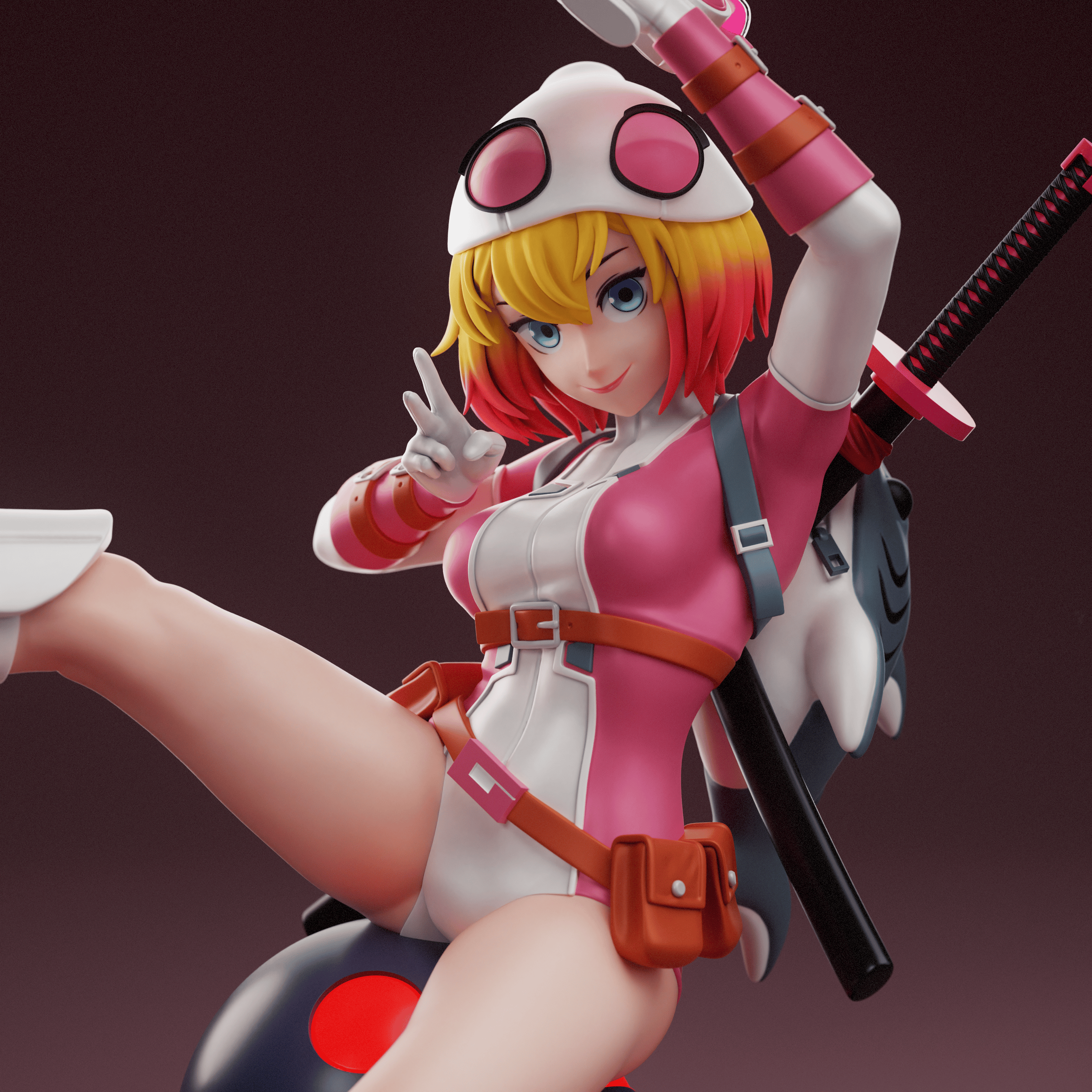 Фигурка Gwenpool, фронтальный вид