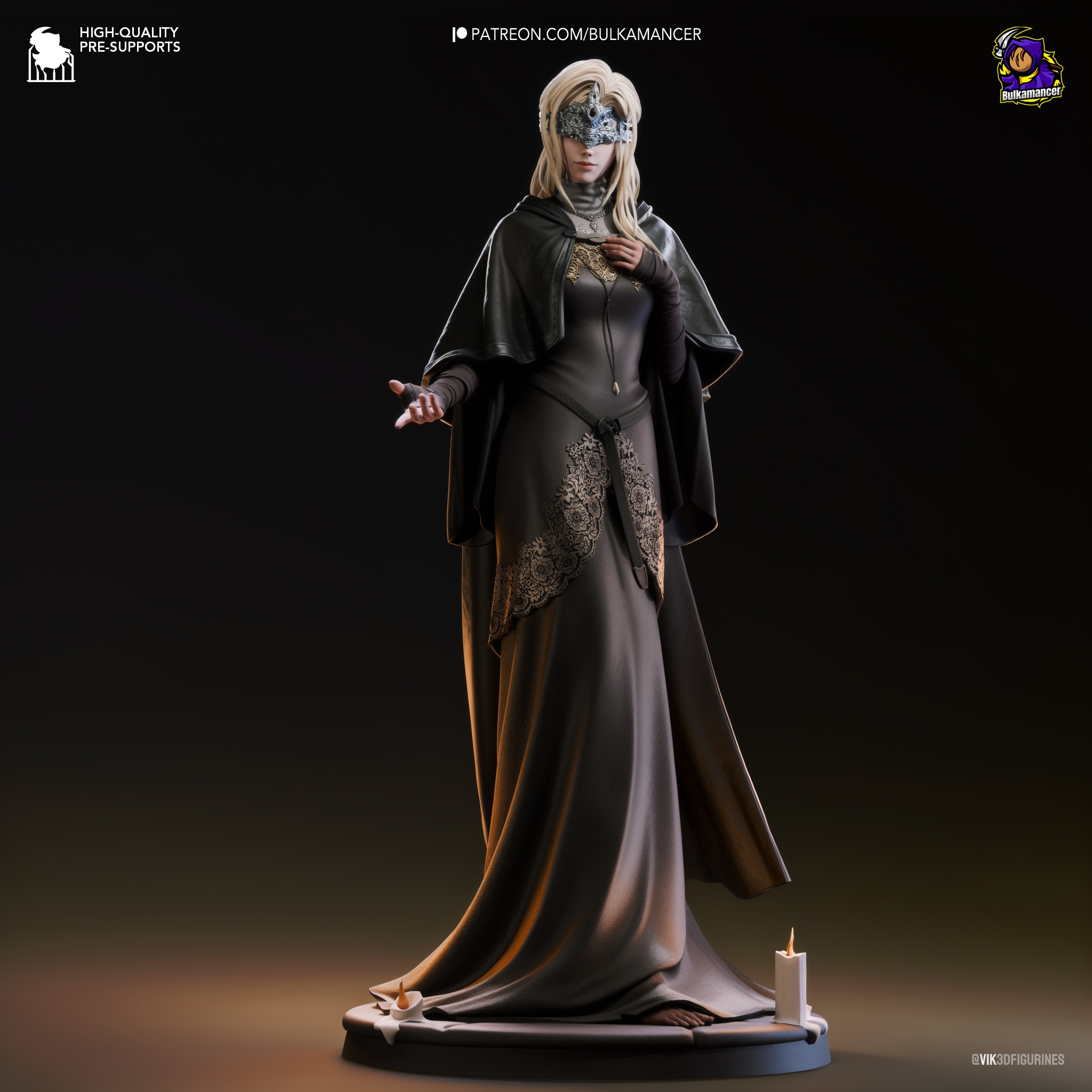 Фигурка Fire keeper — Elden Ring, общий план