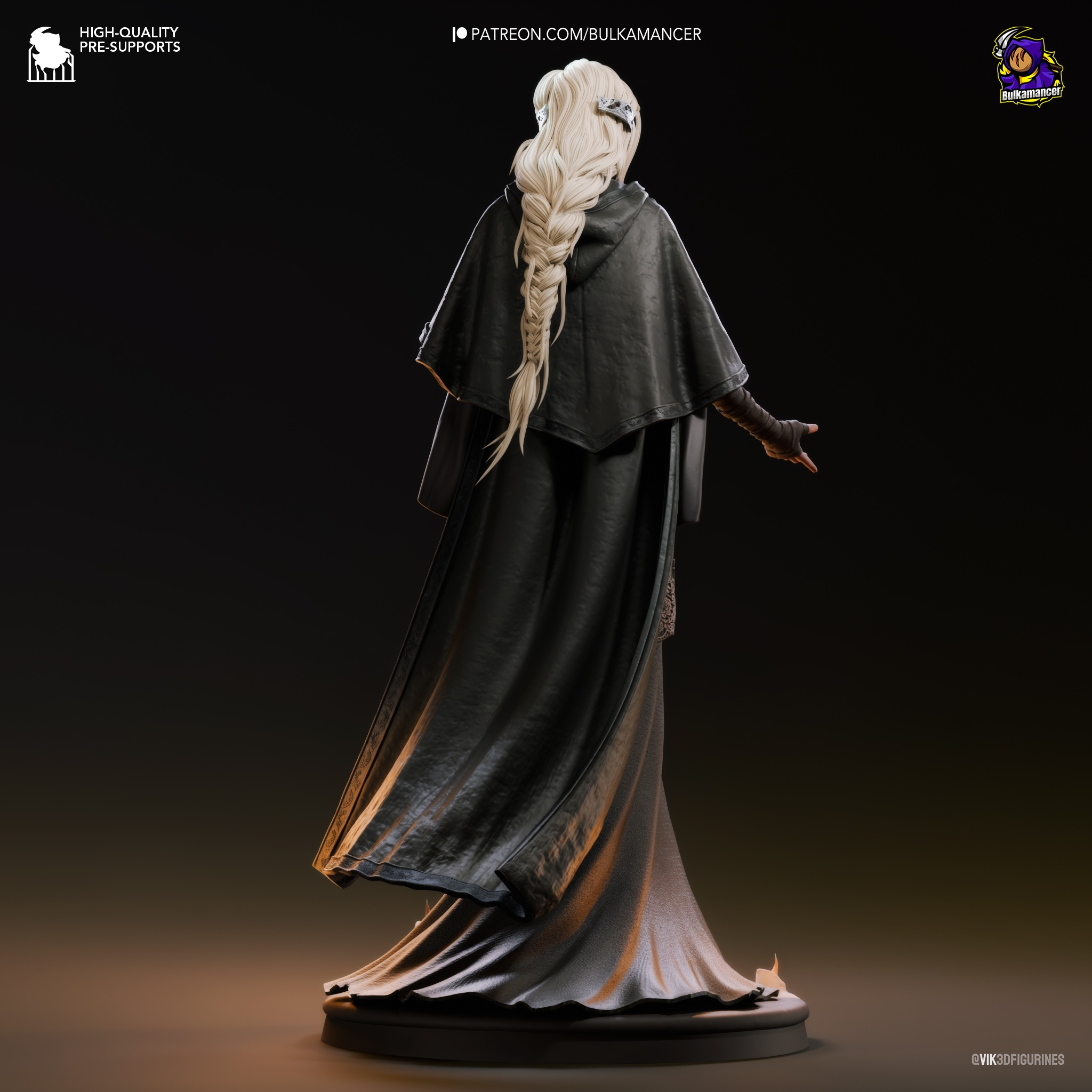 Фигурка Fire keeper — Elden Ring, вид сзади